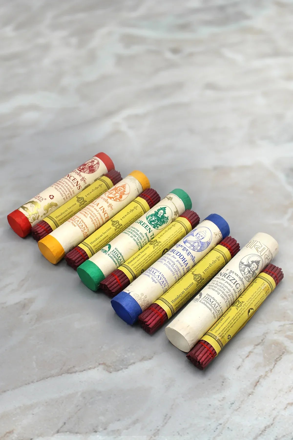 Tibetan Deities Incense Gift Set of five - Vajracrafts