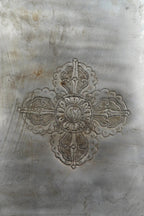 Hand Hammered Zambala wall hanging, A spell to attract good luck and wealth - Vajracrafts