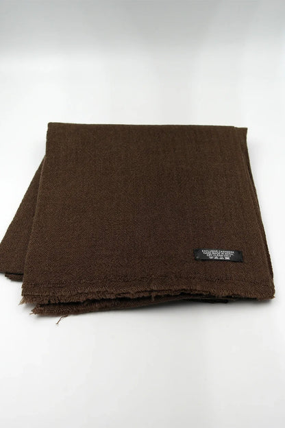 Coffee Color Pashmina Shawls for Women - Vajracrafts