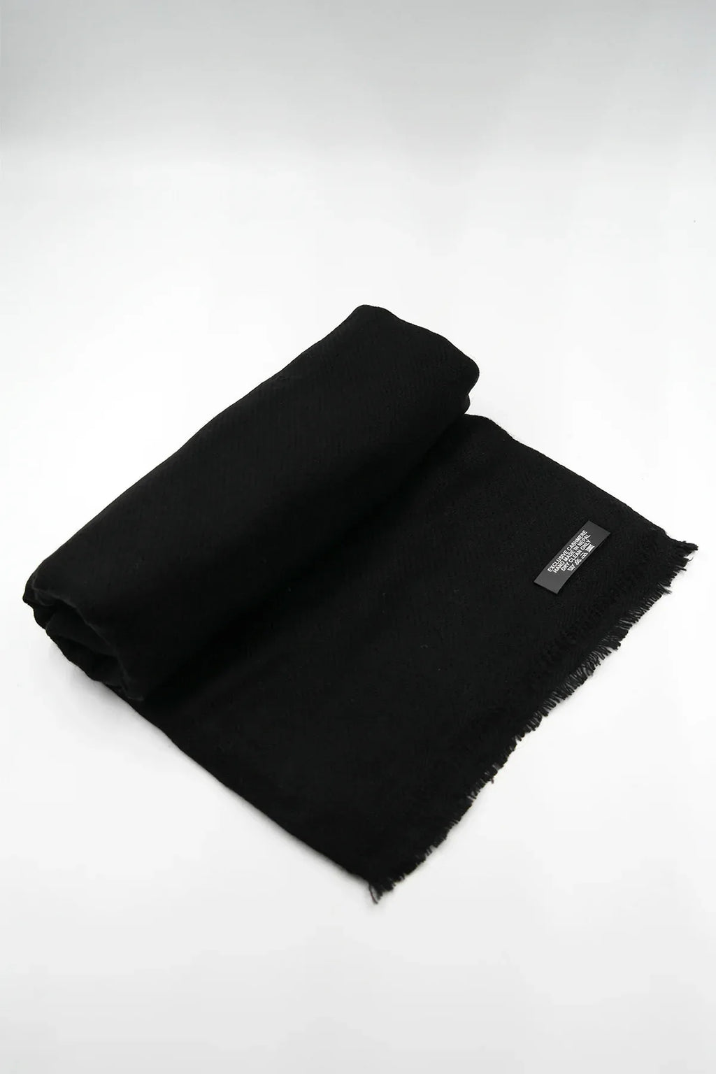 Black Pure Pashmina Shawls for Women - Vajracrafts