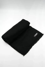 Black Pure Pashmina Shawls for Women - Vajracrafts