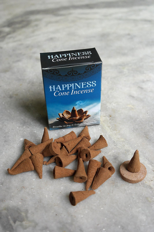 Happiness Cone Incense – Himalayan Fragrance for Joyful Moments