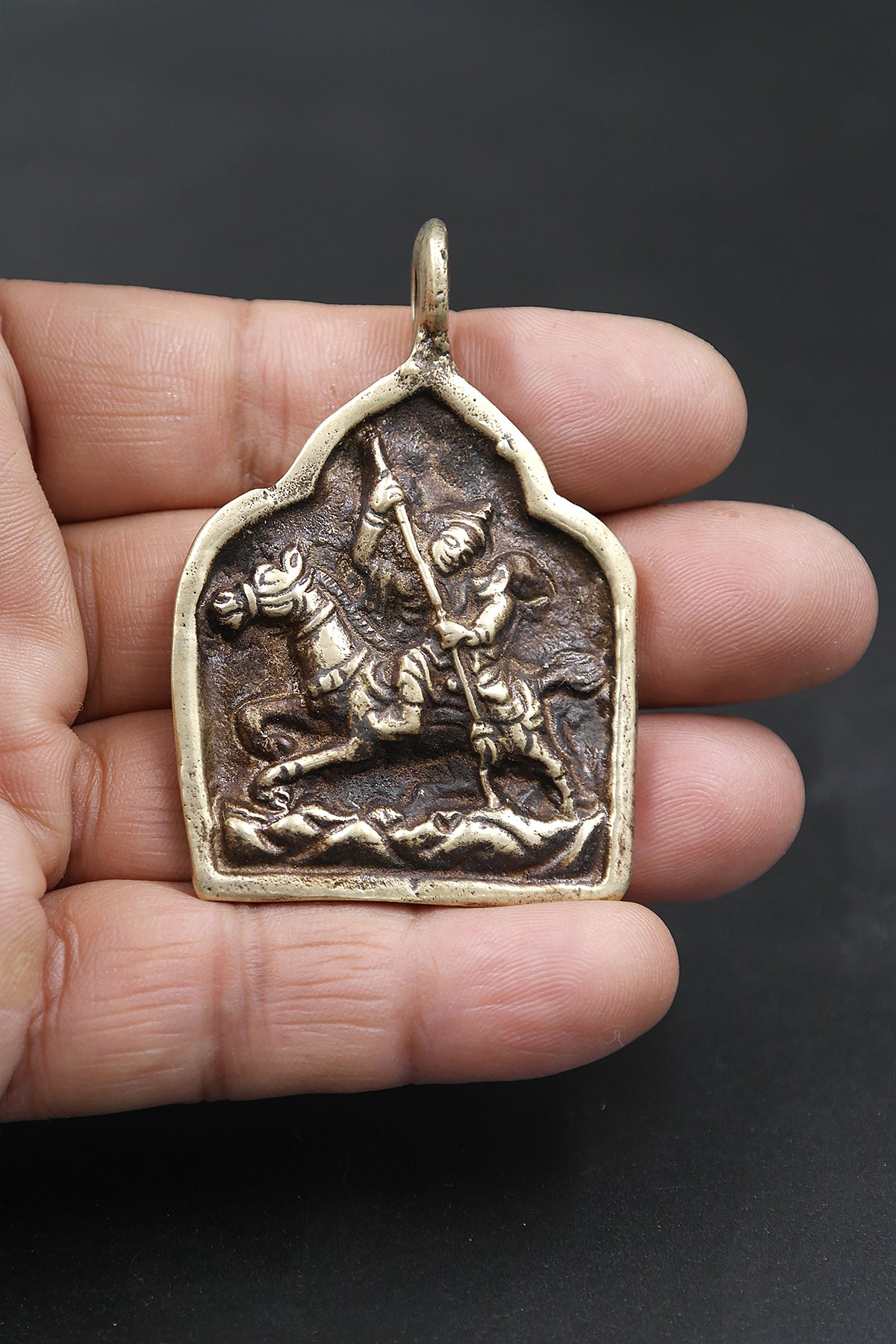 Pendant of Palden Lhamo, The Only Female Guardian Among the Eight