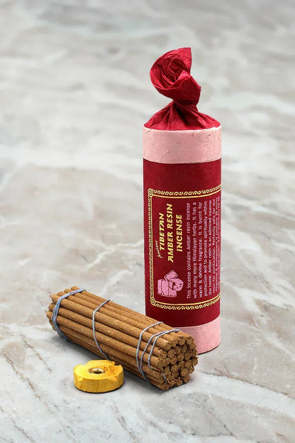 Handmade Ancient Tibetan Amber Resin Incense Sticks from Nepal - Vajracrafts