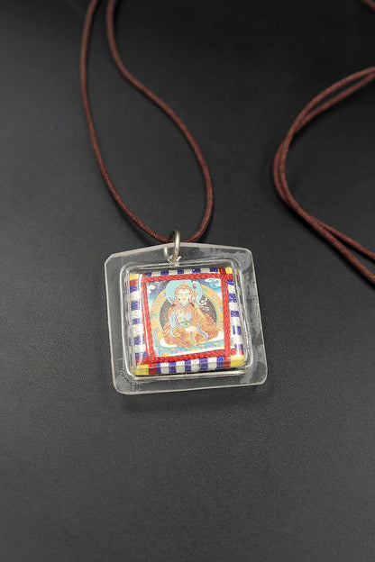 Guru Padmasambhava Amulet: Rinpoche Sungkhor Protection Amulet