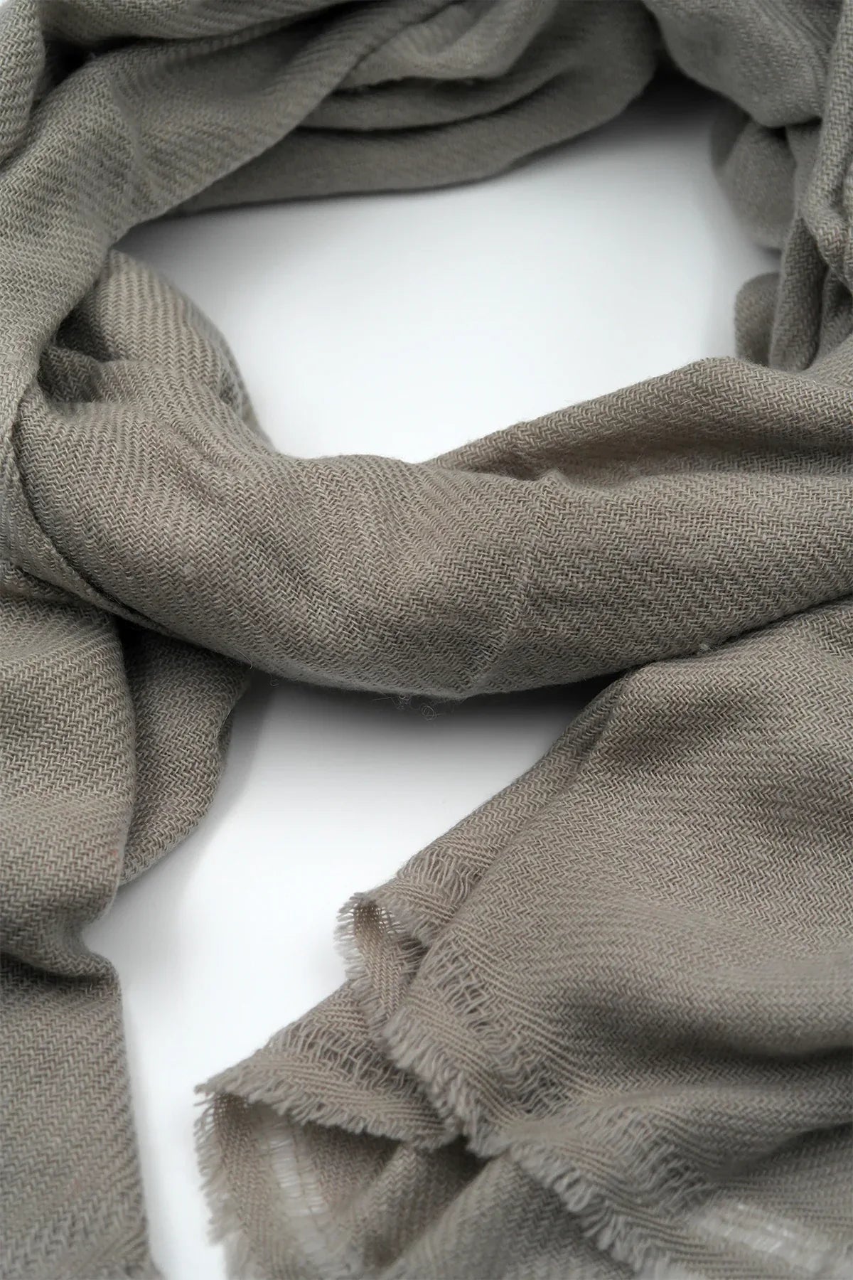 Adobe Brown Pure Pashmina Shawls for Women - Vajracrafts