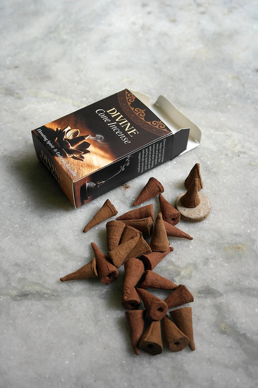 Divine Cone Incense – Himalayan Herbs for Calm and Spiritual Focus