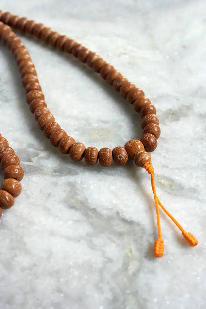 Natural Bodhi Beads Prayer Mala 12mm- Meditation Mala