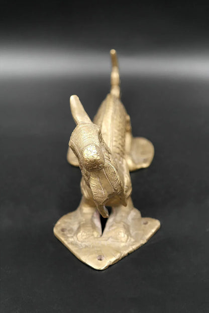 Traditional Brass Dragon Shape Antique Door Handle - Vajracrafts