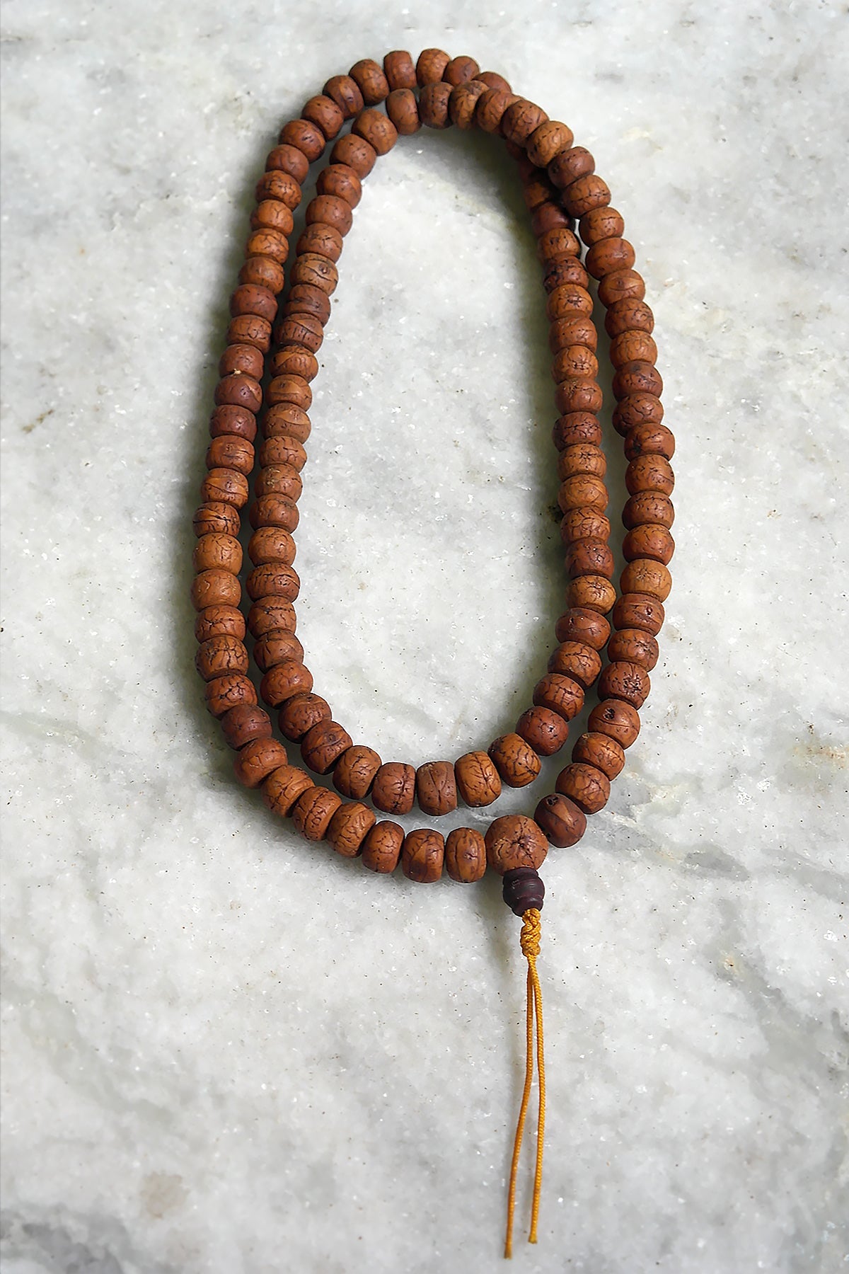 Natural color Bodhi Beads Prayer Mala 12mm - Meditation Mala