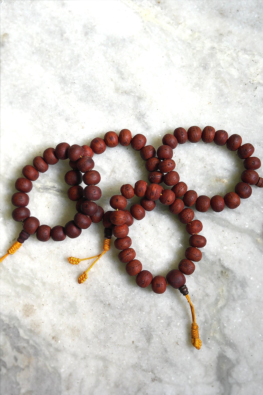 12mm Phoenix Eye Nepalese Bodhi Seed Mala, Buddha Chita Bracelet