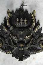 Handmade Tibetan Cheppu Wall Hanging Mask 11"