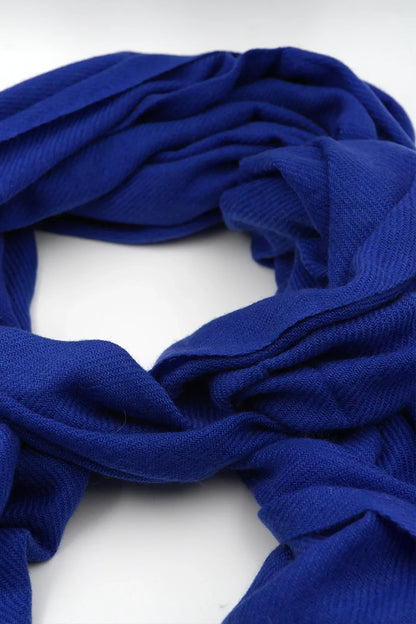 Dark Blue Pashmina Shawls for Women - Vajracrafts