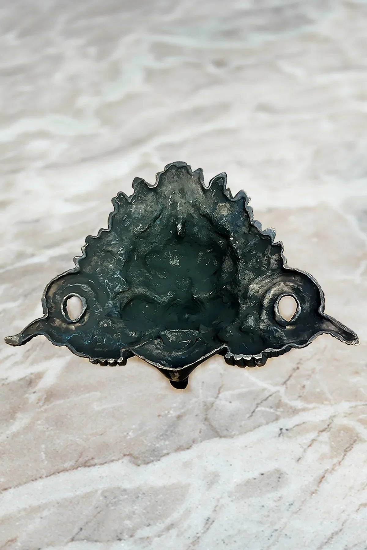 Tibetan handmade Cheppu Mask cum Wall Hanging small 8" - Vajracrafts