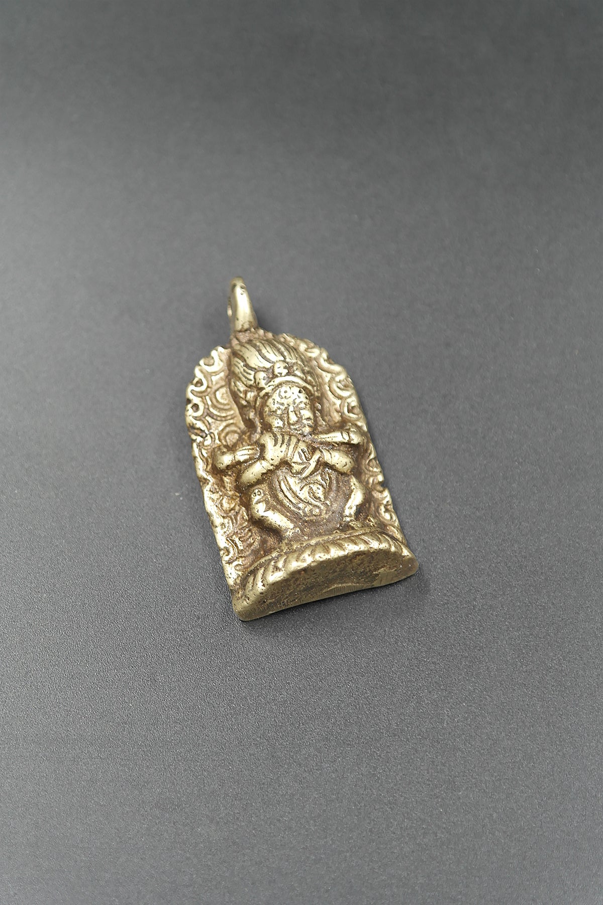 Mahakala Buddhist Protector Pendant, Panjarnata: Lord of the Pavilion