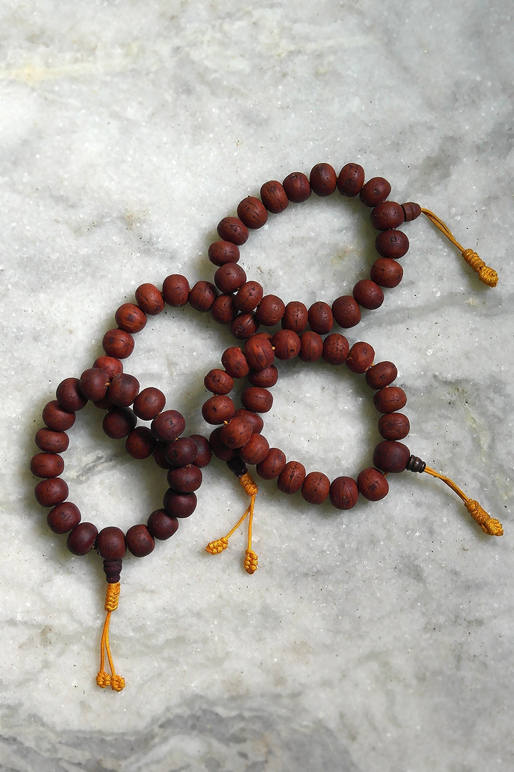 12mm Phoenix Eye Nepalese Bodhi Seed Mala, Buddha Chita Bracelet