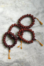 12mm Phoenix Eye Nepalese Bodhi Seed Mala, Buddha Chita Bracelet