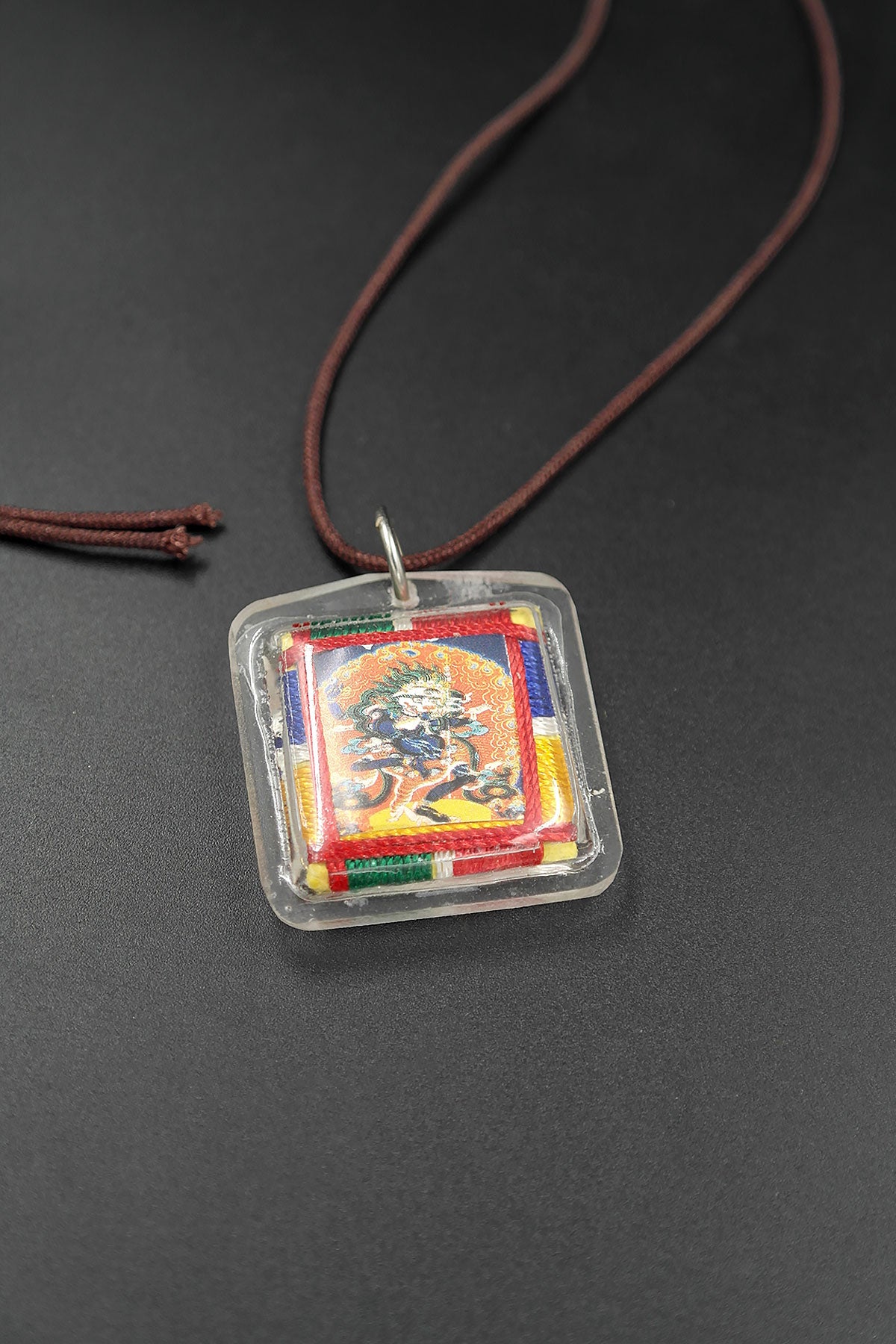 Singha Mukha Amulet: Small Tibetan Mantra Protection Charm