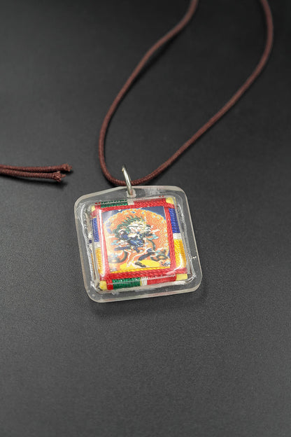 Singha Mukha Amulet: Small Tibetan Mantra Protection Charm