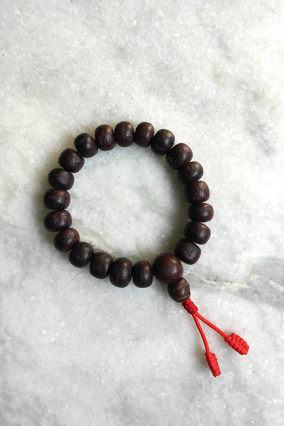 Dark Bodhi Seed Wrist Mala, 9mm - Your Journey to Mindful Fulfillment
