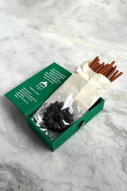 Tibetan Jasmine Incense Sticks in Lokta Box - Vajracrafts