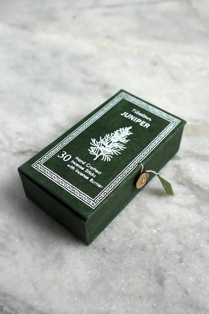 Tibetan Juniper Incense Sticks in Lokta Box - Vajracrafts