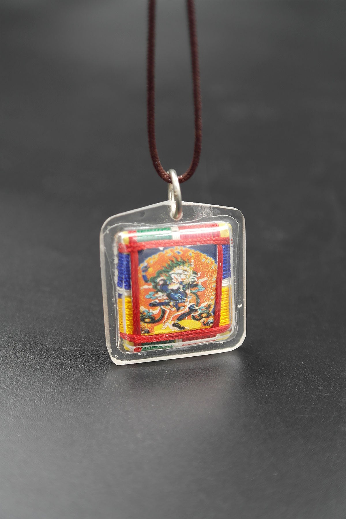 Singha Mukha Amulet: Small Tibetan Mantra Protection Charm