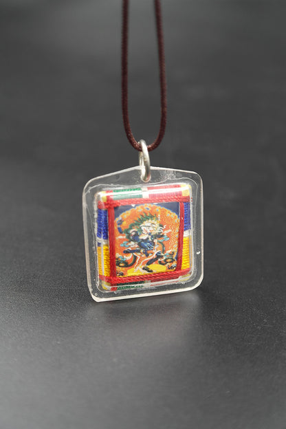 Singha Mukha Amulet: Small Tibetan Mantra Protection Charm