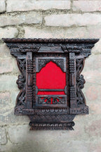 Traditional Newari Handcrafted Wooden small Photo Frame - Vajracrafts