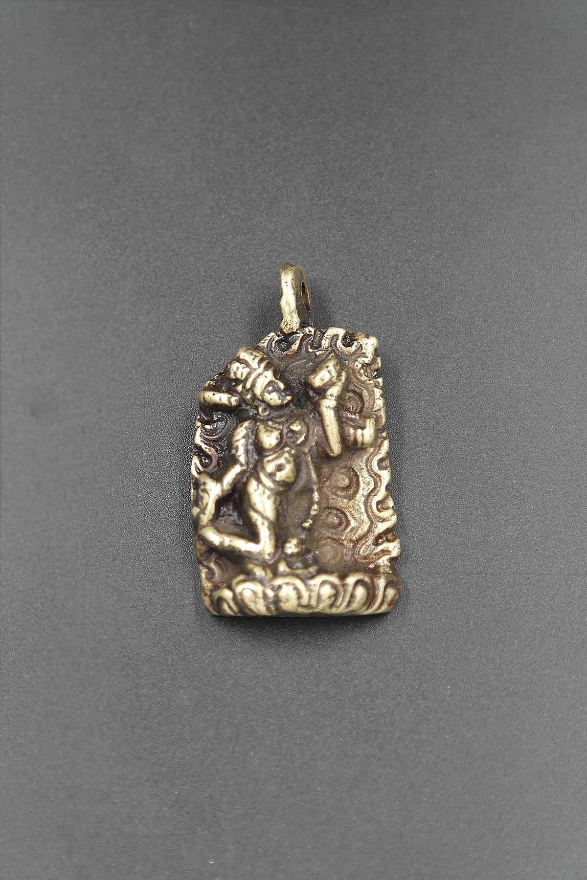 Dakini Vajrayogini Brass Pendant | Sacred Tantric Talisman for Spiritual