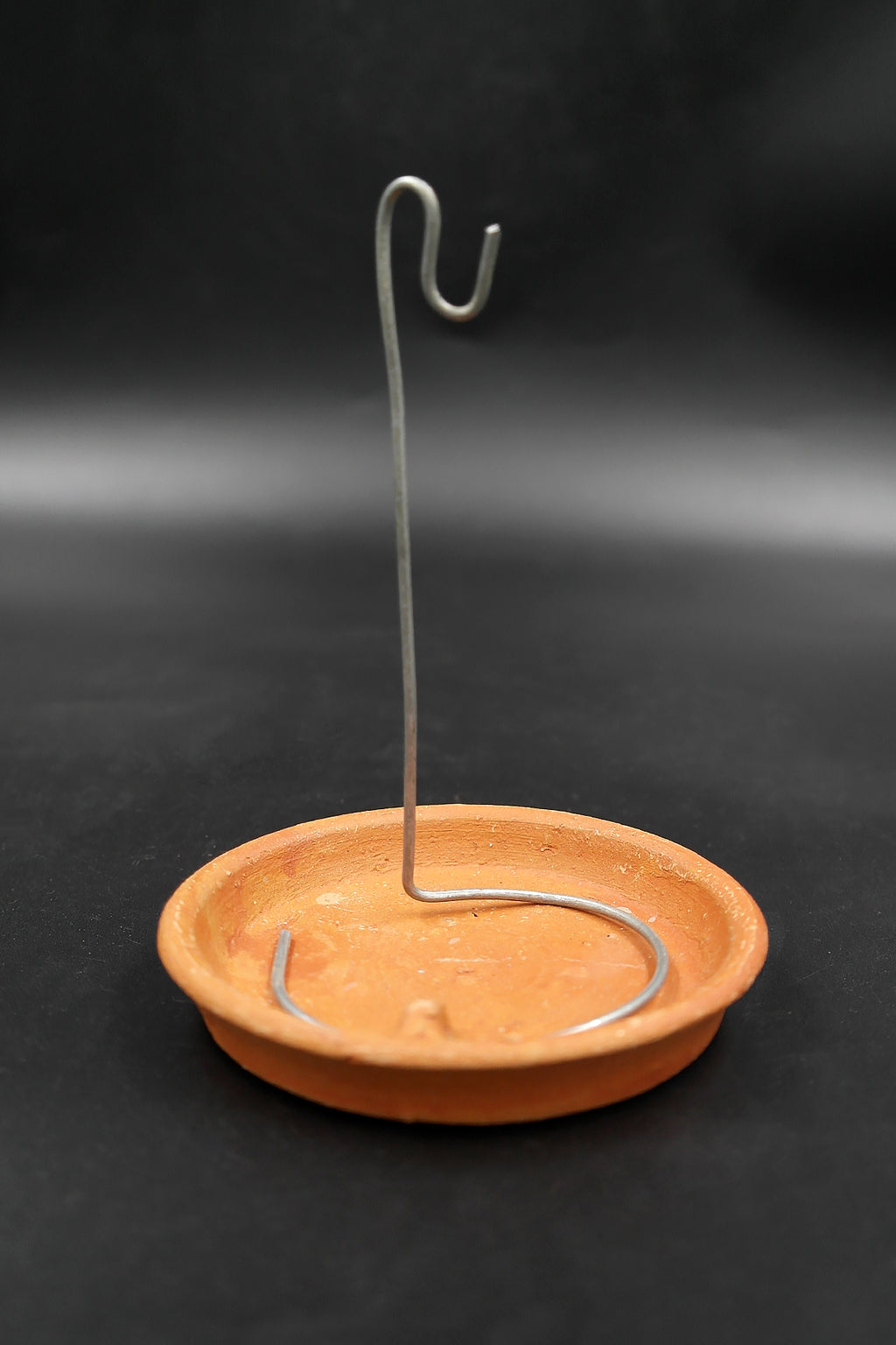 Handmade Ceramic Incense burner with metal stand