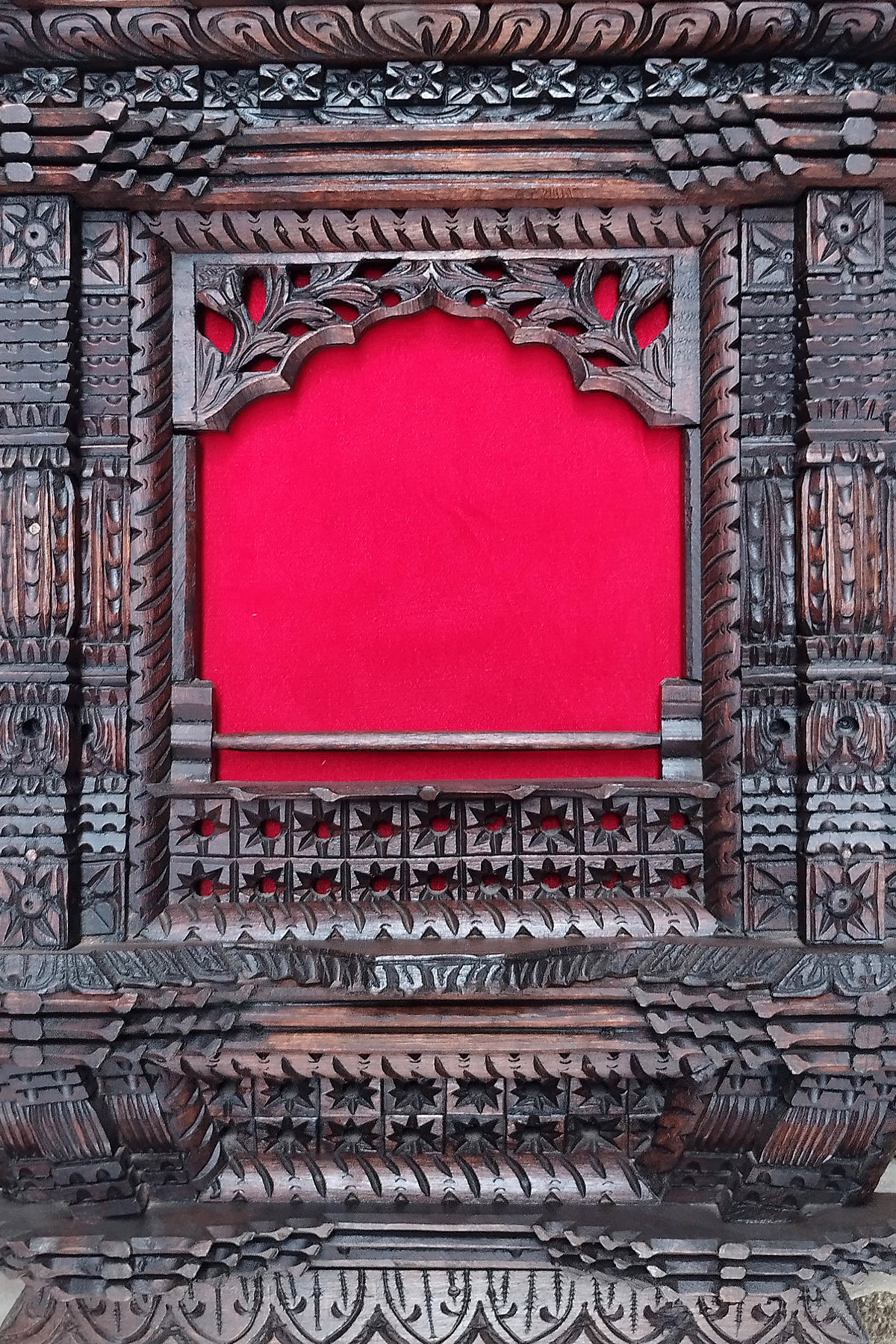 Traditional Newari Handcrafted Wooden Window style Photo frame