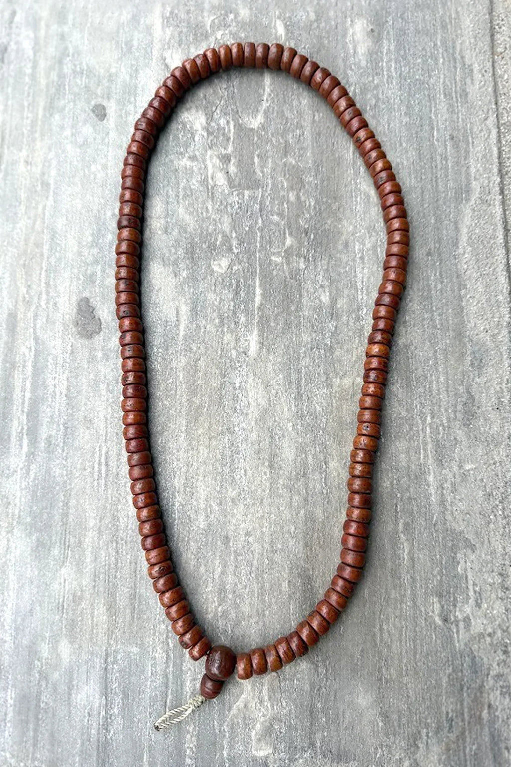 Flat Beads Cut Design Bodhi Meditation Prayer Mala 12mm - Vajracrafts