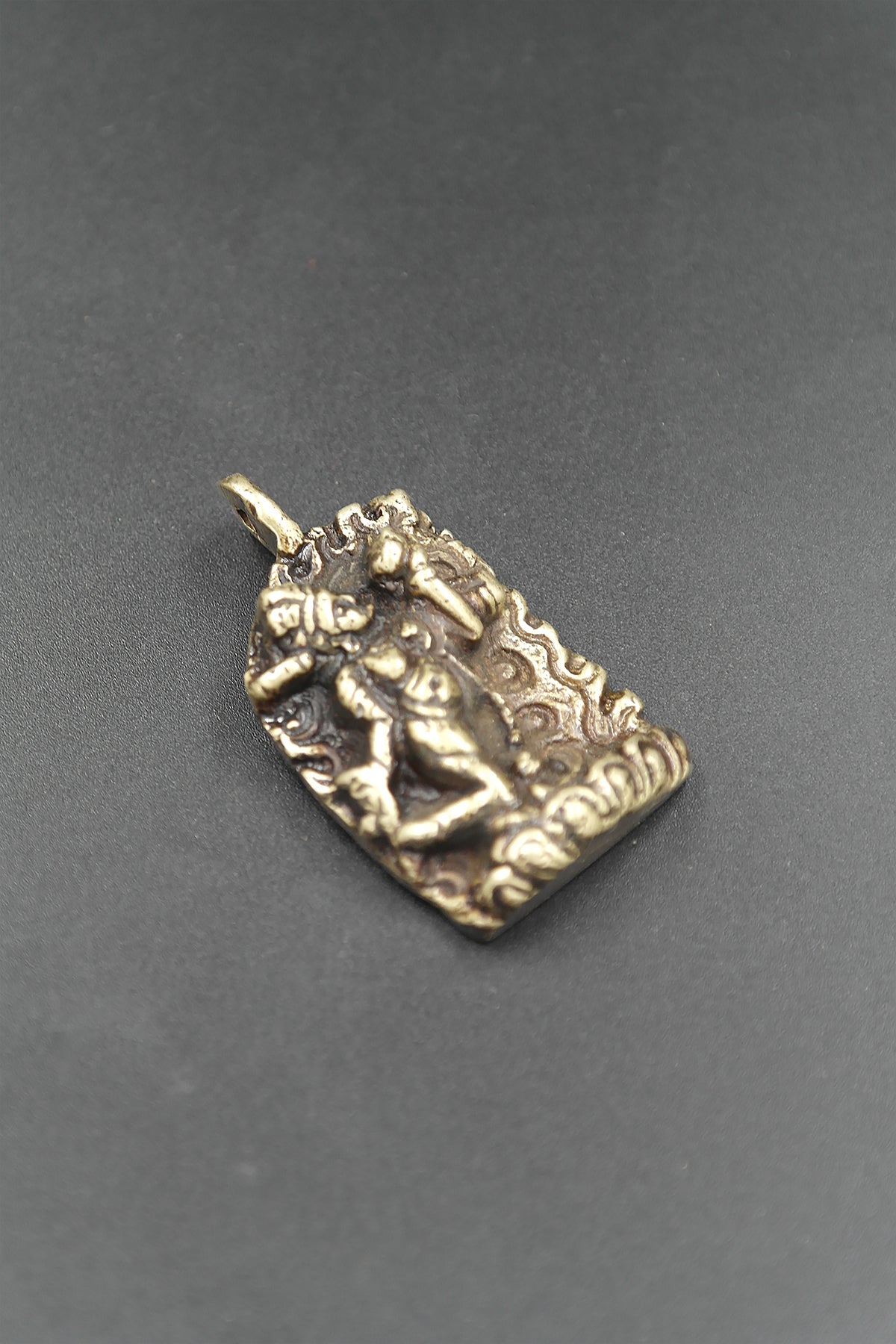 Dakini Vajrayogini Brass Pendant | Sacred Tantric Talisman for Spiritual