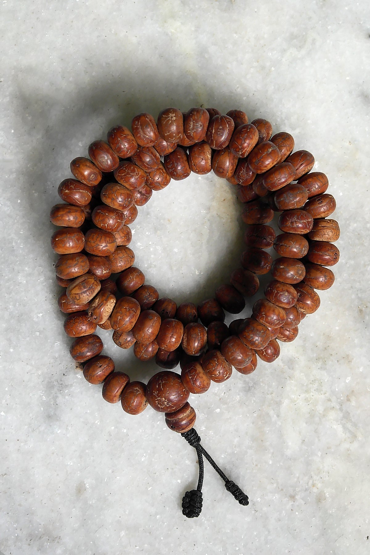 Nepalese Natural Buddha Chitta/Bodhi Beads Prayer Mala, 11mm