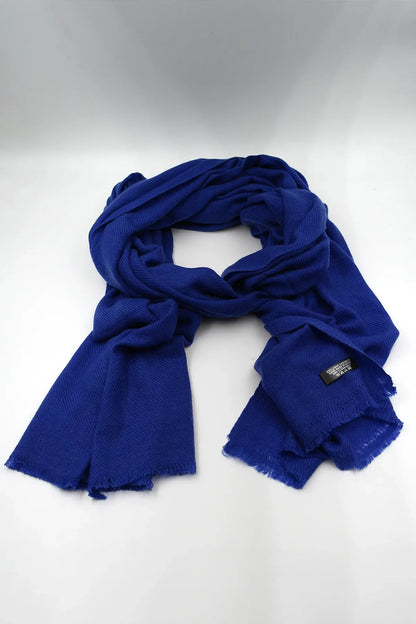Dark Blue Pashmina Shawls for Women - Vajracrafts