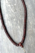 Buddhism Buddha Chitta, carved Dark Bodhi Beads Prayer Mala 12mm - Meditation Mala - Vajracrafts