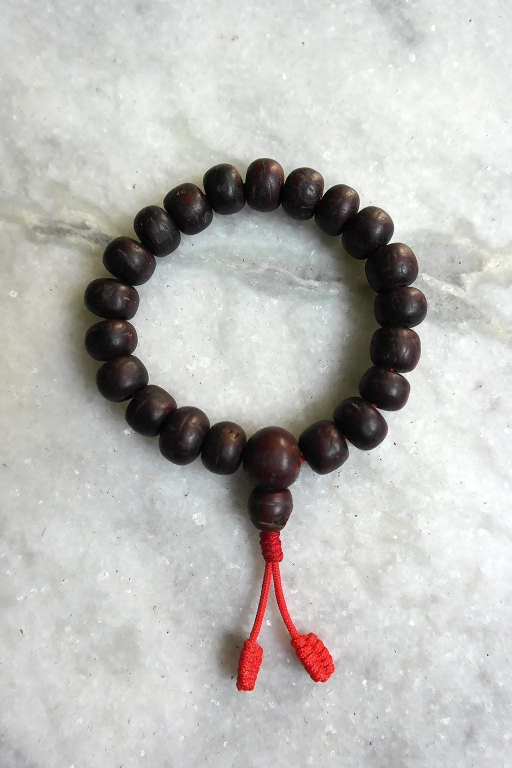 Dark Bodhi Seed Wrist Mala, 12mm - Your Journey to Mindful Fulfillment - Vajracrafts
