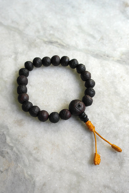 Black Buddha Chitta Wrist Mala