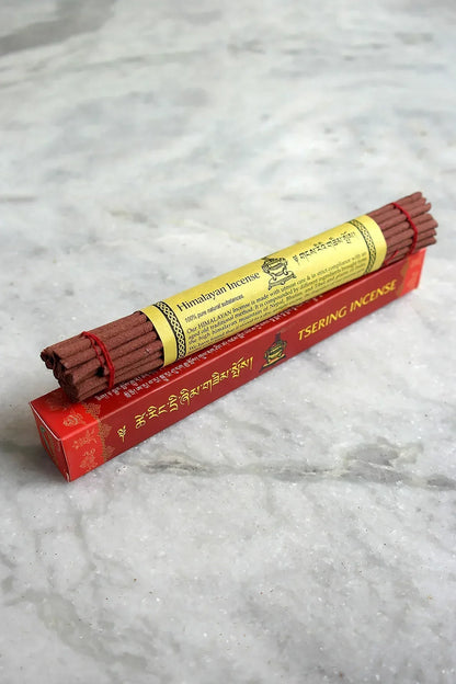 Himalayan Tsering Incense in Red Cover - Vajracrafts
