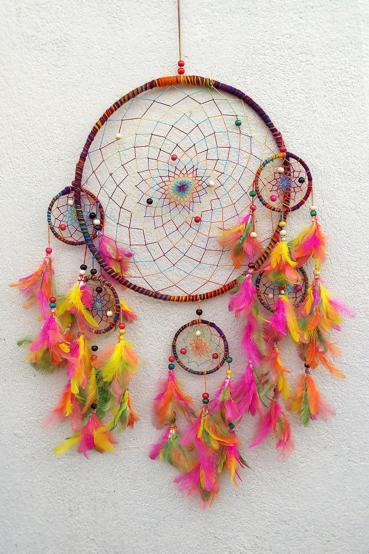 Dream Catcher Large Mixed Colors - Vajracrafts