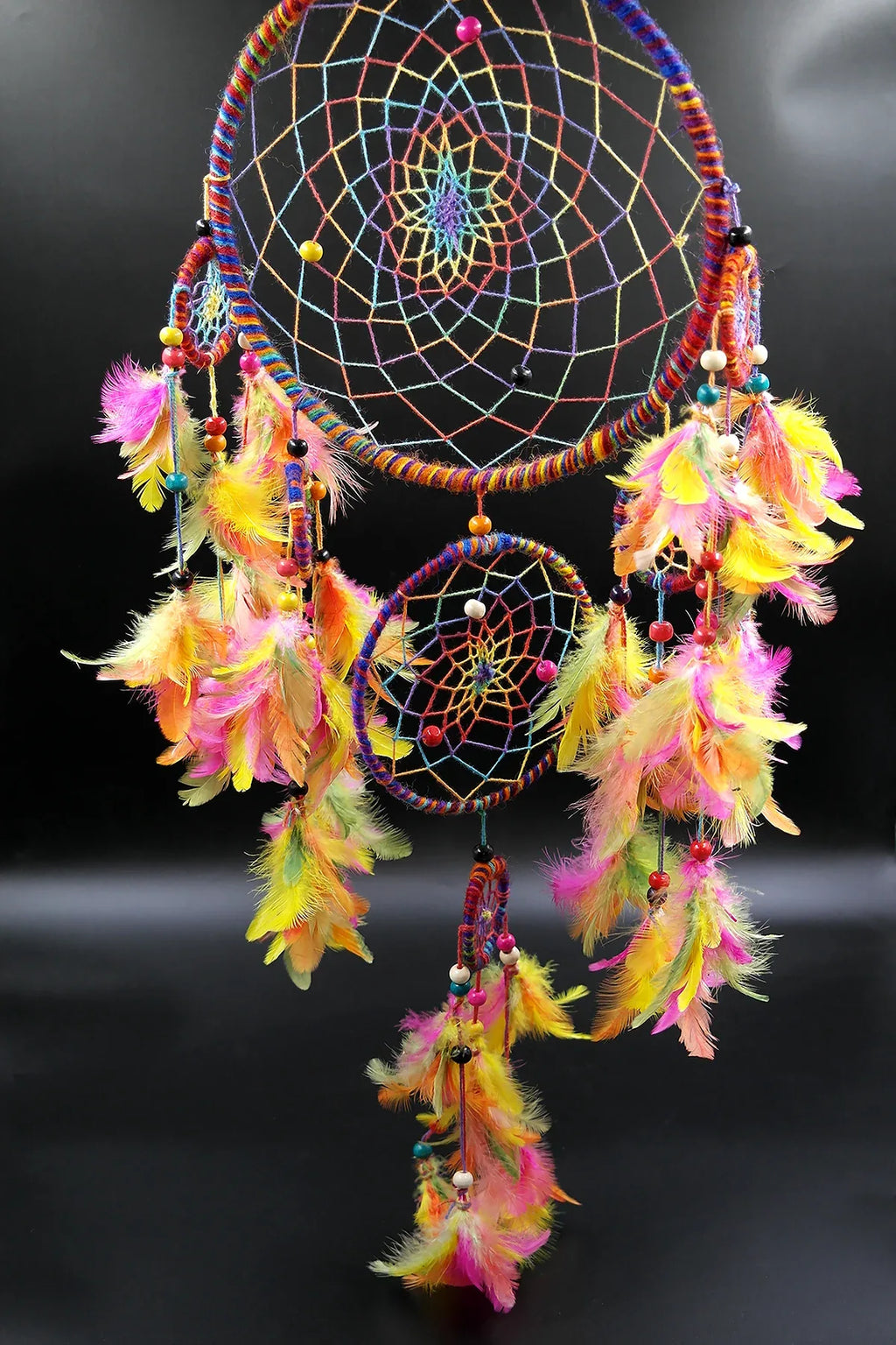 Dream Catcher wall hanging home decoration unique Colorful - Vajracrafts