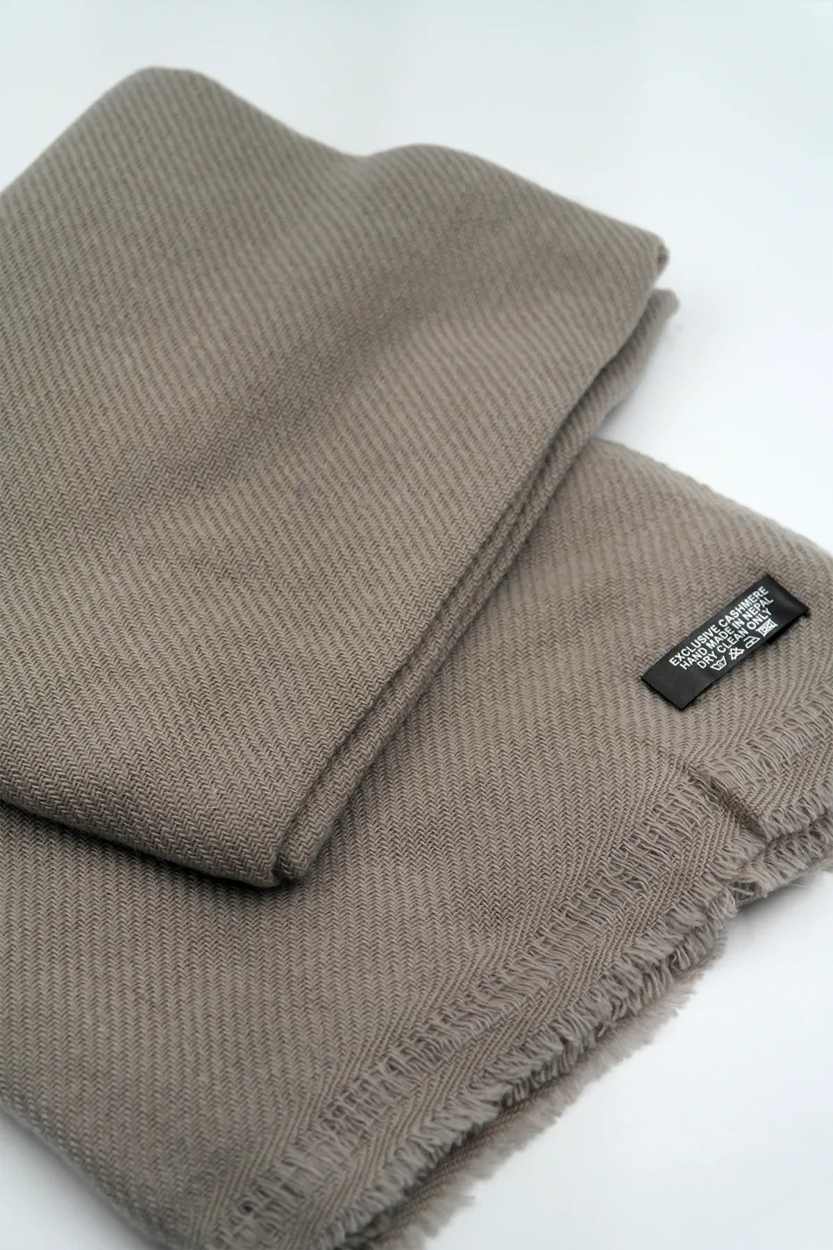 Adobe Brown Pure Pashmina Shawls for Women - Vajracrafts