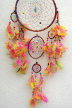 Dream Catcher wall hanging home decoration unique Colorful - Vajracrafts