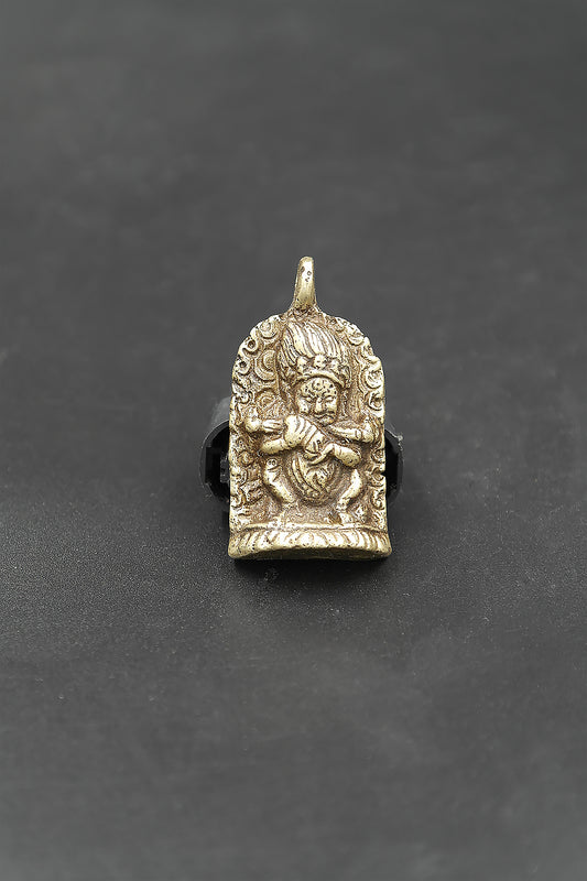 Mahakala Buddhist Protector Pendant, Panjarnata: Lord of the Pavilion