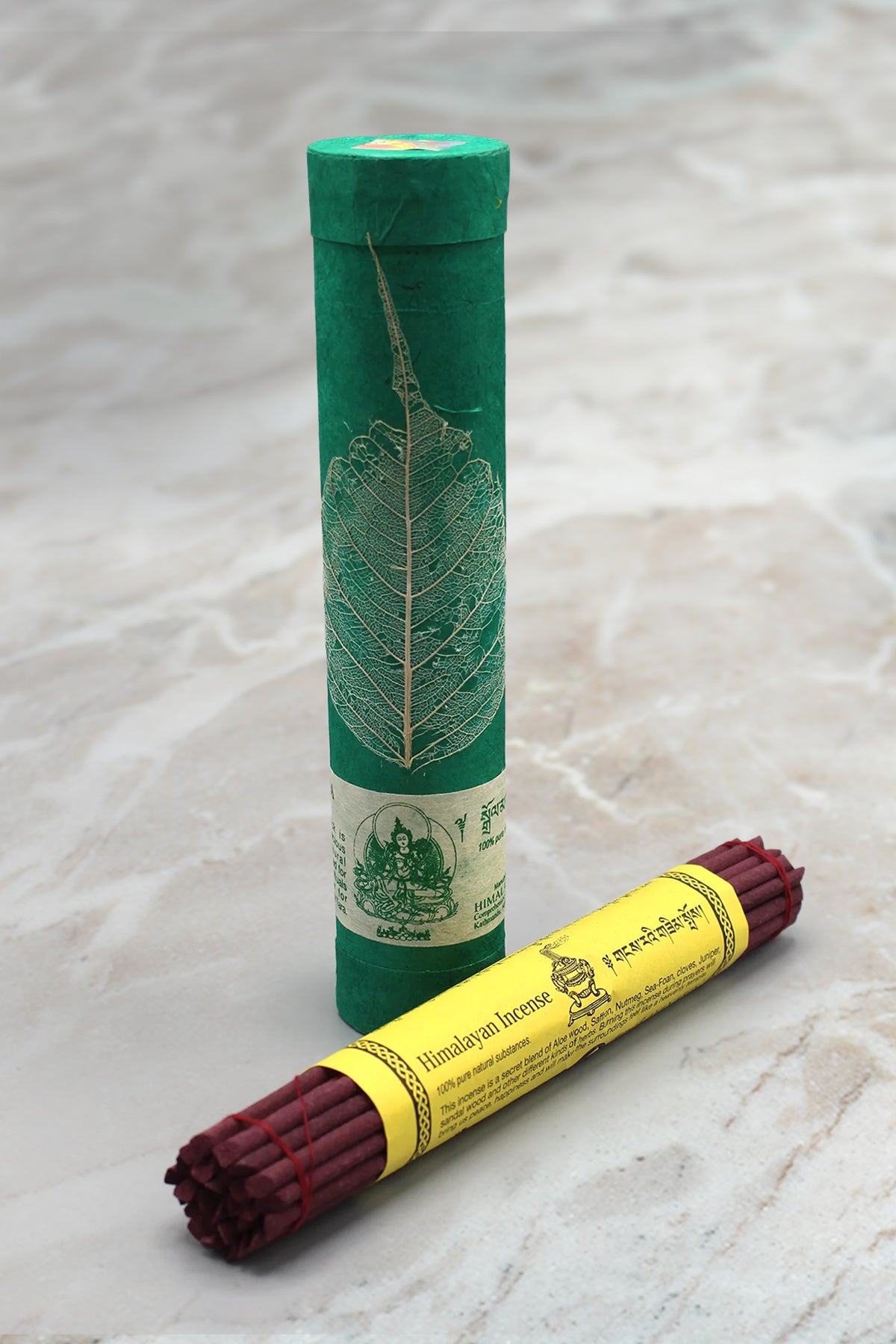 Green Tara Bodhi Leaf Tibetan Incense Sticks