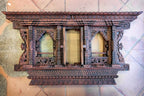 3 in 1 Traditional Newari Wooden sliding cum swing open window Wall Décor - Vajracrafts