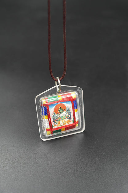 Green Tara Amulet, A Sacred Buddhist Protection Pendant