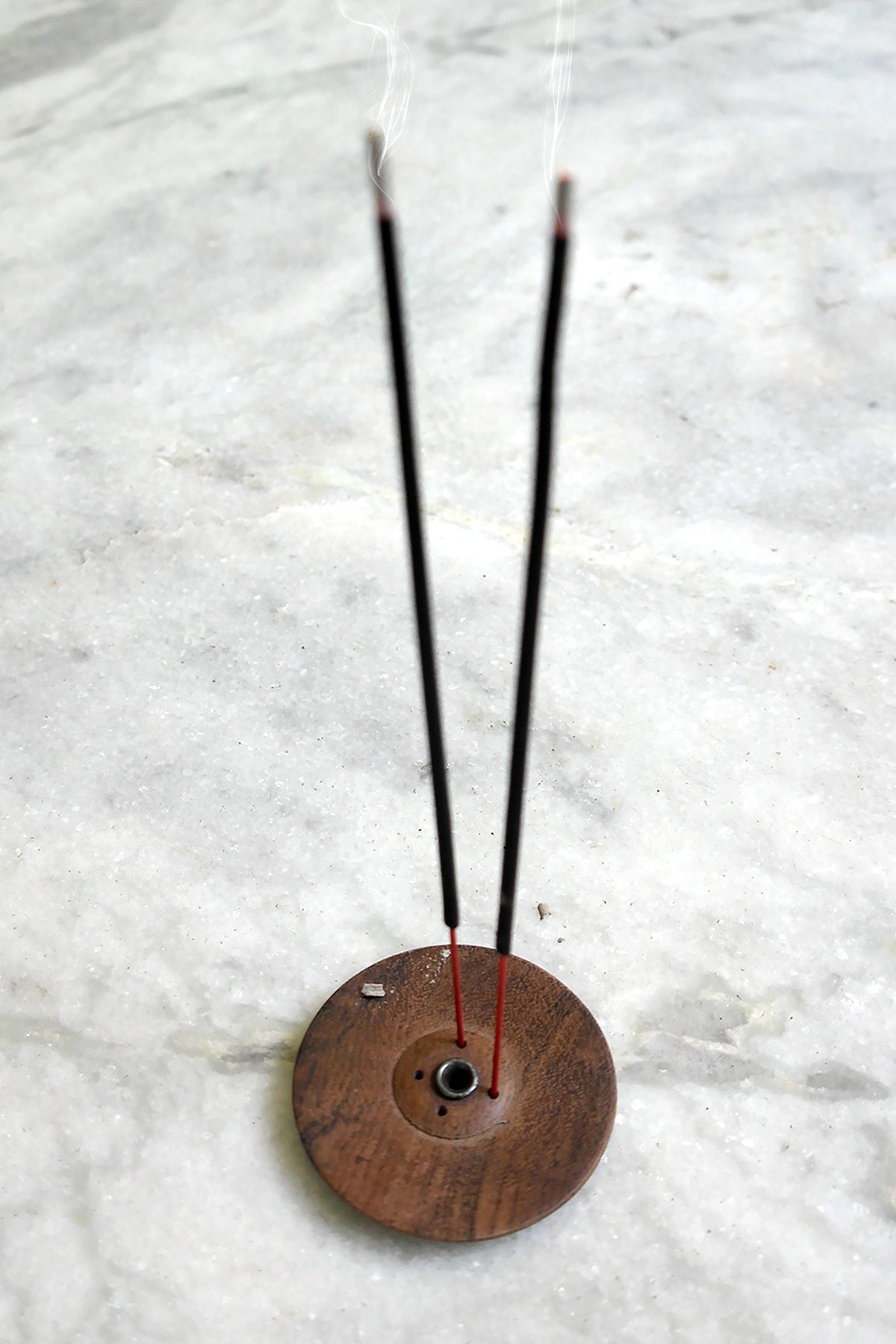 Plain Circle wooden Incense Burner | Vajracrafts