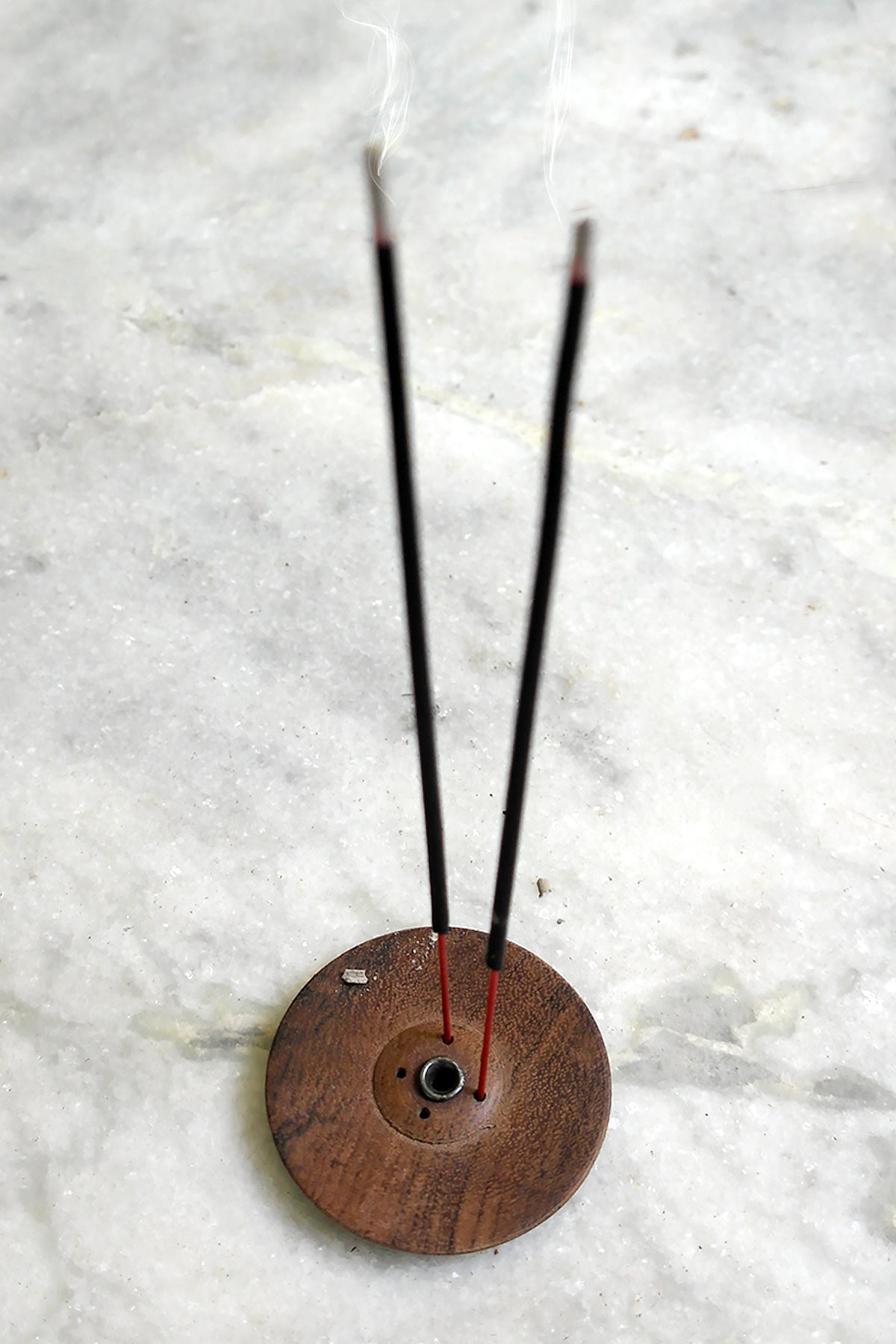 Plain Circle wooden Incense Burner | Vajracrafts